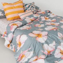 Housse de Couette HappyFriday Spring Blossom Multicouleur 200 x 200 cm