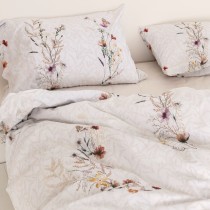 Nordic cover HappyFriday Wild flowers Multicolour 180 x 220 cm