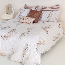 Housse de Couette HappyFriday Wild flowers Multicouleur 155 x 220 cm