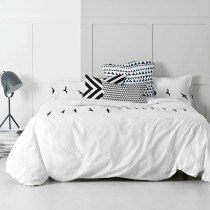 Housse de Couette HappyFriday Blanc Trip  Multicouleur 260 x 220 cm