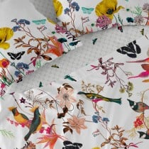 Fitted bottom sheet HappyFriday Birds of paradise Multicolour 140 x 200 x 32 cm 