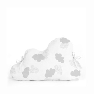 Protection du berceau HappyFriday Basic Kids Clouds Gris 60 x 40 cm