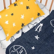 Bettwäsche-Set HappyFriday Mr Fox Starspace Bunt Babybettchen 2 Stücke