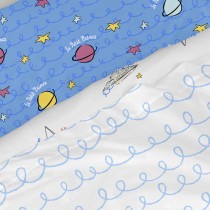 Bedding set HappyFriday Le Petit Prince Navire  Multicolour Single 2 Pieces