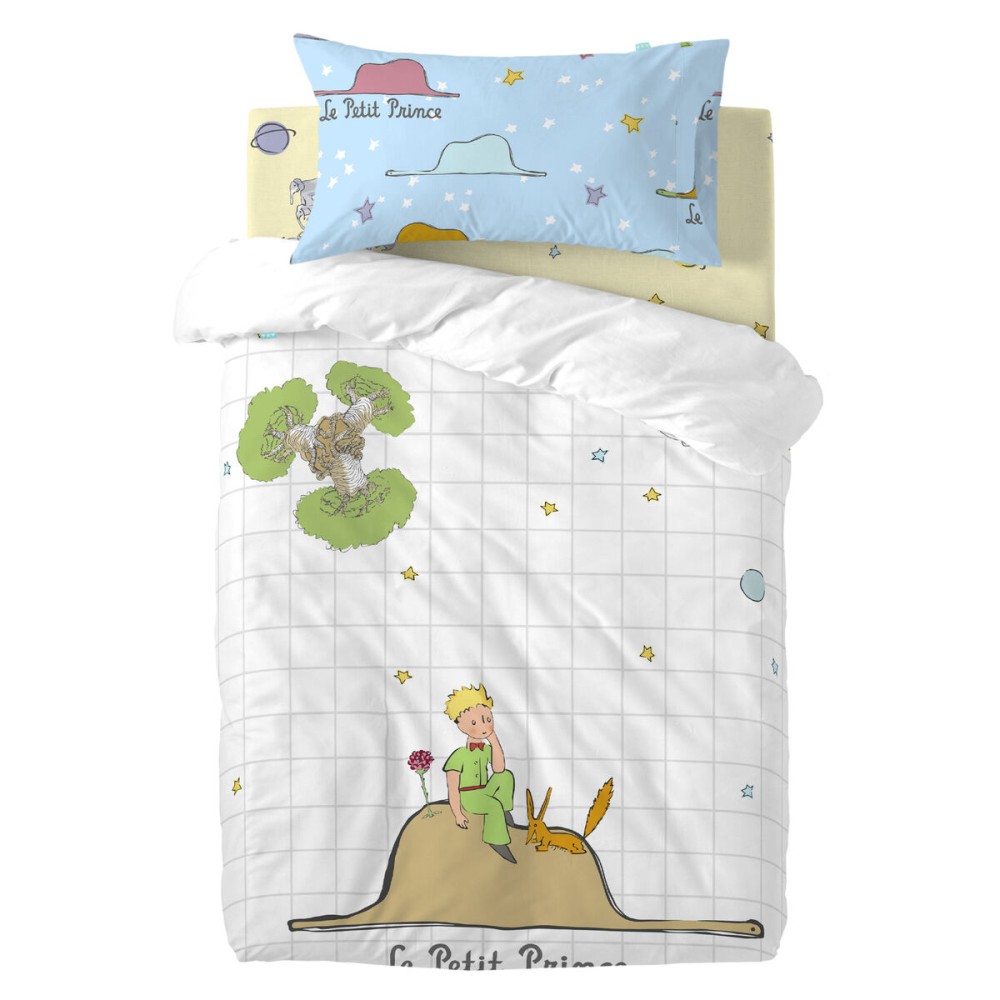 Bettbezug-Set HappyFriday Le Petit Prince Imagination Bunt Babybettchen 2 Stücke