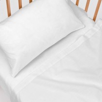 Bedding set HappyFriday BASIC KIDS White Baby Crib 2 Pieces