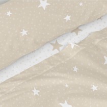 Bettwäsche-Set HappyFriday Basic Kids Little star Beige Einzelmatratze 2 Stücke