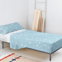 Bedding set HappyFriday Basic Kids Little star Blue Single 2 Pieces