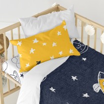 Parure de couette HappyFriday Mr Fox Starspace  Multicouleur Lit de bébé 2 Pièces