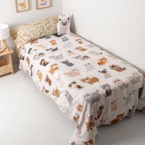 Parure de couette HappyFriday Mr Fox Cats Multicouleur Lit 1 persone 2 Pièces