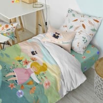 Parure de couette HappyFriday Mr Fox Dreaming   Multicouleur Lit 1 persone 2 Pièces