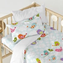 Bettbezug-Set HappyFriday Mr Fox Little birds Bunt Babybettchen 2 Stücke