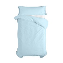 Parure de couette HappyFriday Basic Kids Bleu Lit 1 persone 2 Pièces