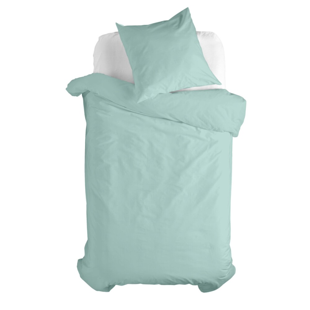 Duvet cover set HappyFriday Basic Kids Mint Single 2 Pieces