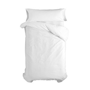 Parure de couette HappyFriday Basic Kids Blanc Lit 1 persone 2 Pièces