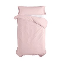 Duvet cover set HappyFriday Basic Kids Light Pink 2 Pieces