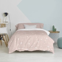 Parure de couette HappyFriday Basic Kids Rose Lit 1 persone 2 Pièces