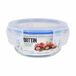 Hermetic Lunch Box Quttin Circular 200 ml (12 Units)