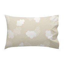 Parure de couette HappyFriday Basic Kids Beige Lit de bébé 2 Pièces