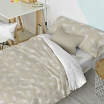 Parure de couette HappyFriday Basic Kids Beige Lit 1 persone 2 Pièces