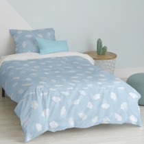 Parure de couette HappyFriday Basic Kids Bleu Lit 1 persone 2 Pièces