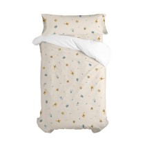 Parure de couette HappyFriday Mini Animals Multicouleur Lit 1 persone 2 Pièces