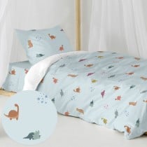 Parure de couette HappyFriday Mini dinosaur Multicouleur Lit 1 persone 2 Pièces