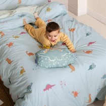 Duvet cover set HappyFriday Mini dinosaur Multicolour Single 2 Pieces