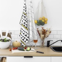 Kitchen Cloth HappyFriday Blanc Live Multicolour 70 x 50 cm (2 Units)