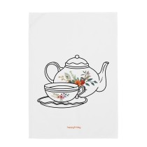 Küchentuch HappyFriday Time To Tea Bunt 70 x 50 cm (2 Stück)