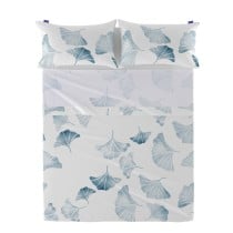 Drap HappyFriday Blanc Ginkgo Multicouleur 240 x 270 cm