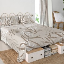 Drap HappyFriday Blanc Maple Multicouleur 180 x 270 cm