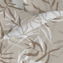 Drap HappyFriday Blanc Maple Multicouleur 180 x 270 cm