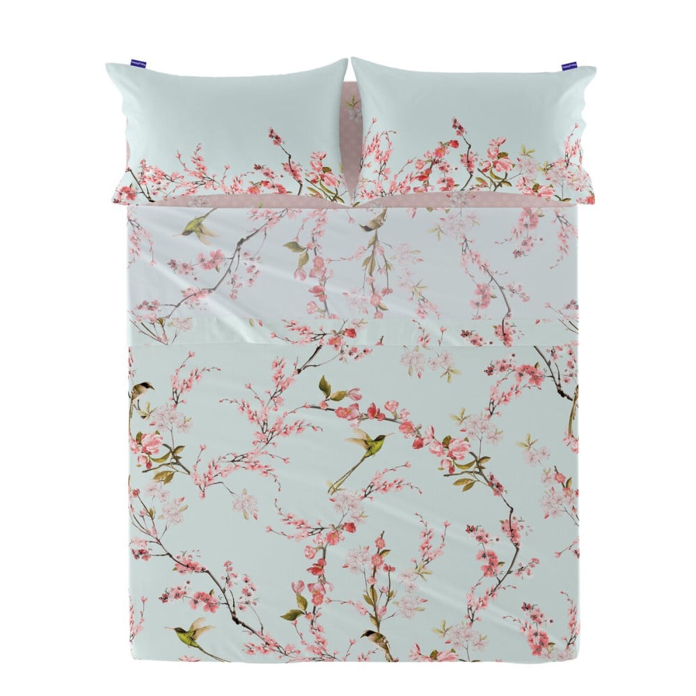 Top sheet HappyFriday Chinoiserie  Multicolour 180 x 270 cm (asiatico/oriental)