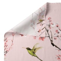 Drap HappyFriday Chinoiserie rose Multicouleur 260 x 270 cm (asiatico/oriental)