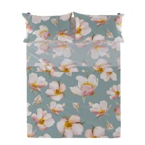 Drap HappyFriday Spring blossom Multicouleur 180 x 270 cm