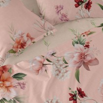 Drap HappyFriday Summer floral Multicouleur 210 x 270 cm