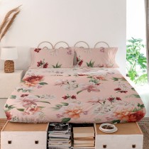 Drap HappyFriday Summer floral Multicouleur 210 x 270 cm