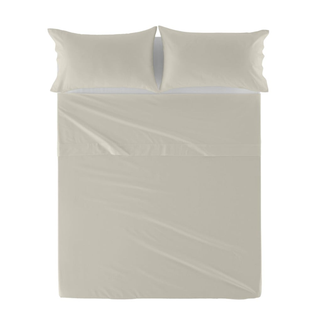 Top sheet HappyFriday Basic Beige 210 x 270 cm