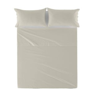 Top sheet HappyFriday Basic Beige 210 x 270 cm