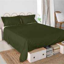 Top sheet HappyFriday Basic Green 240 x 270 cm