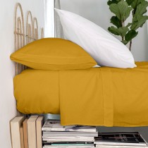 Top sheet HappyFriday Basic Mustard 160 x 270 cm