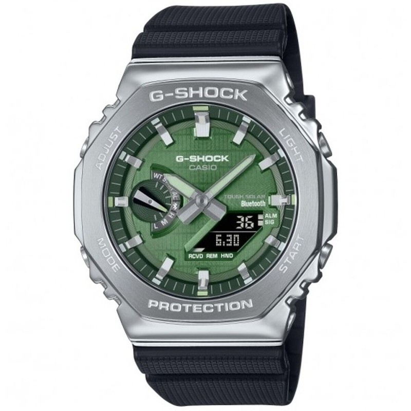 Montre Homme Casio G-Shock GBM-2100A-1A3ER Noir Vert (Ø 44,5 mm)