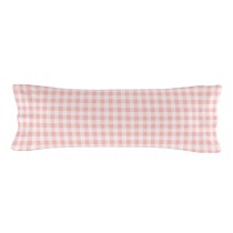 Housse de couette non rembourrée HappyFriday Basic Kids Vichy Rose 90 x 200 cm