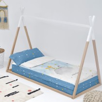 Quilted Zipper Bedding HappyFriday Le Petit Prince Univers Multicolour 105 x 200 cm