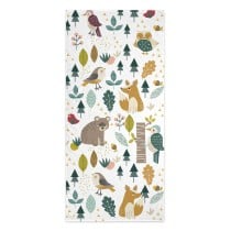 Badetuch HappyFriday Moshi Moshi Harvestwood Bunt 70 x 150 cm