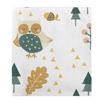 Badetuch HappyFriday Moshi Moshi Harvestwood Bunt 70 x 150 cm