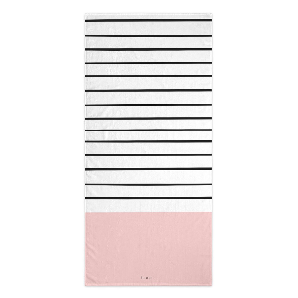 Badetuch HappyFriday Blanc Blush Bunt 70 x 150 cm