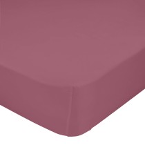 Fitted bottom sheet HappyFriday BASIC Magenta 180 x 200 x 32 cm