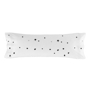 Taie d'oreiller HappyFriday Blanc Constellation Multicouleur 45 x 110 cm